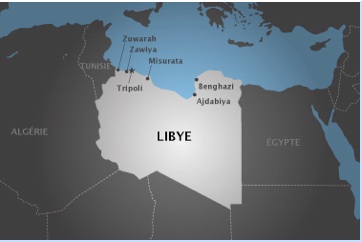 carte libye