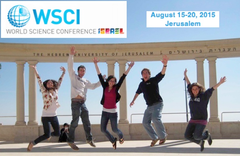 Août 2015 : conférence mondiale à l’Université Hébraïque de Jérusalem avec 400 jeunes génies et des prix Nobels