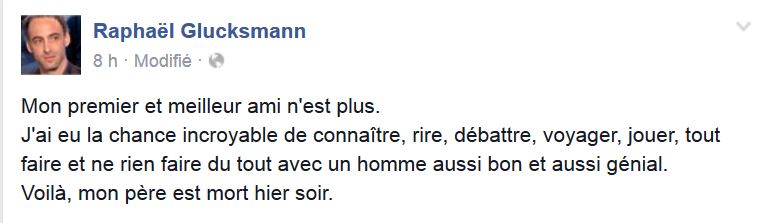 post raphael gluksmann