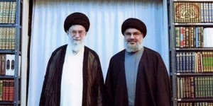 Le chef du Hezbollah (ici à droite avec l’Ayatollah Khamenei) crie déjà victoire