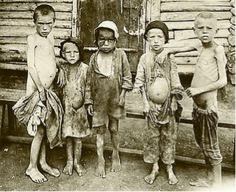 Enfants affamés en Union Soviétique 1922