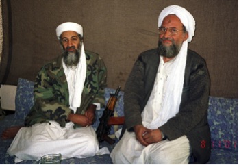 Oussama ben Laden et Ayman al-Zawahiri,