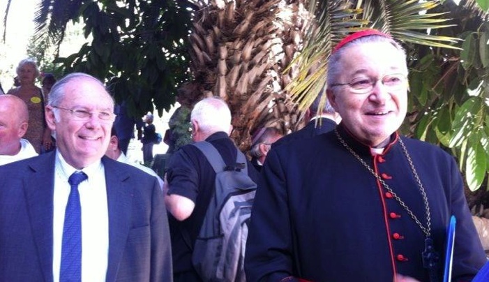 Richard Prasquier et le cardinal de Paris