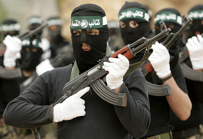 Des terroristes du Hamas
