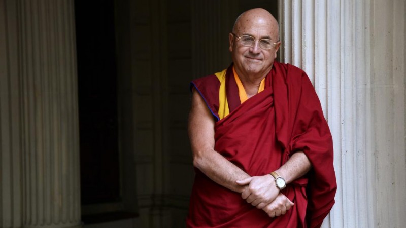 Le moine bouddhiste Matthieu Ricard, à Paris, le 16 octobre 2014. (BERTRAND GUAY / AFP)