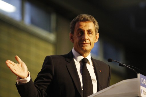 France: Speech of president of UMP Nicolas Sarkozy