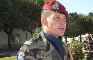 Le colonel Tassel, chef de corps du Huit, qui passera le témoin cet été alors qu'il se trouvera encore au Niger avec ses hommes. Photo DDM, S.B.