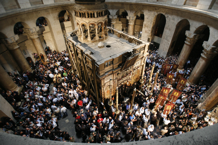 La Passion du Christ : des centaines de catholiques  à Jérusalem