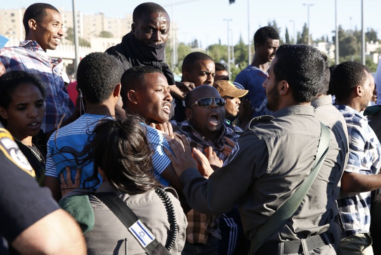 ISRAEL-ETHIOPIA-DEMONSTRATION