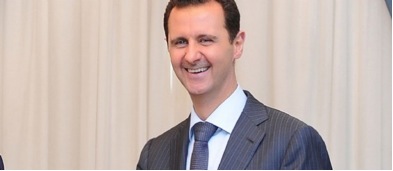 D'après ses proches, Bachar el-Assad serait sur un "petit nuage" depuis les frappes internationales contre l'EI. © HO / SANA/AFP 