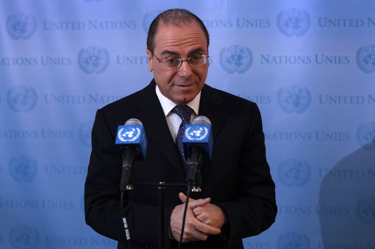Vice Prime Minister of Israel Addresses The Media At The United Nations