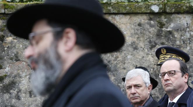 La France doit faire face à une montée de l'antisémitisme. Crédit Reuters 