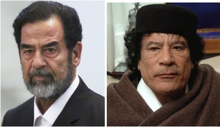  Saddam Hussein  Khadafi  