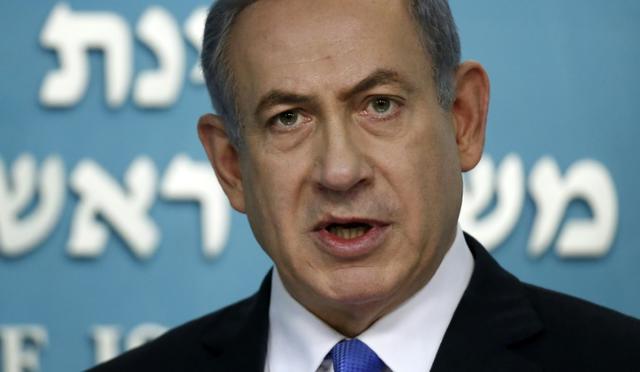 Le Premier ministre israélien Benjamin Netanyahu s'exprime depuis son bureau de Jérusalem le 14 juillet 2015 concernant le le nucléaire iranien - AFP THOMAS COEX 