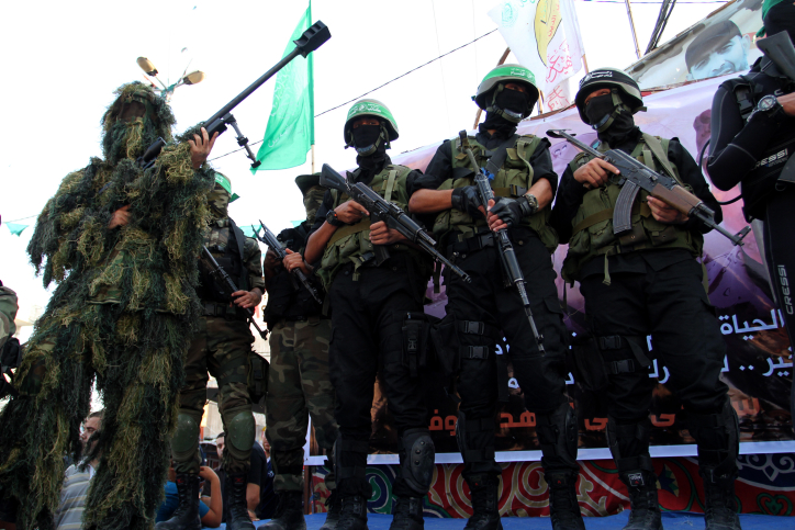 Une cellule terroriste du Hamas en exhibition. Illustration. Crédit photo: Abed Rahim Khatib / Flash90