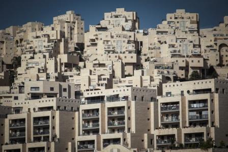 Appartements en construction à Har Homa, Jérusalem – Crédit photo : Hadas Parush/Flash90
