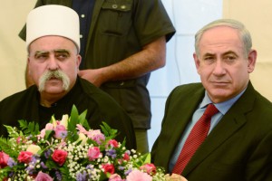 Le premier ministre Netanyahou et le Cheikh Moafaq Tarif, leader spirituel de la communauté Druze - crédit Twitter