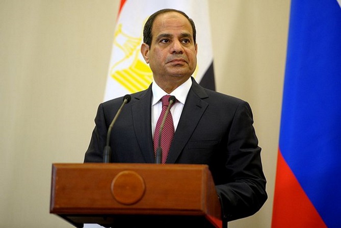 Le président égyptien Al-Sissi – Crédit photo : Wikipédia
