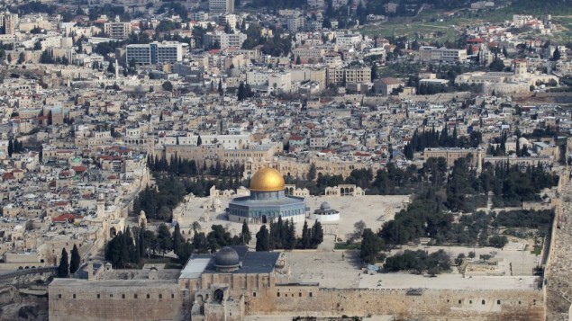 Le Mont du Temple (Crédit : Nati Shohat/Flash 90)