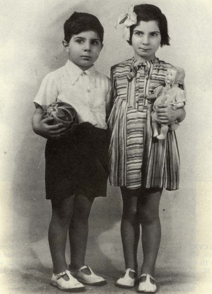 Solange et Albert Ben-David, nés à Paris. Deux des victimes françaises de Sobibor. Photo Yad Vashem. 