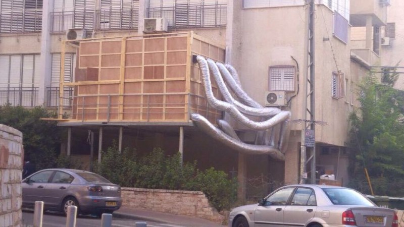 Une Soucca climatisée! crédit photo Kef Israël -