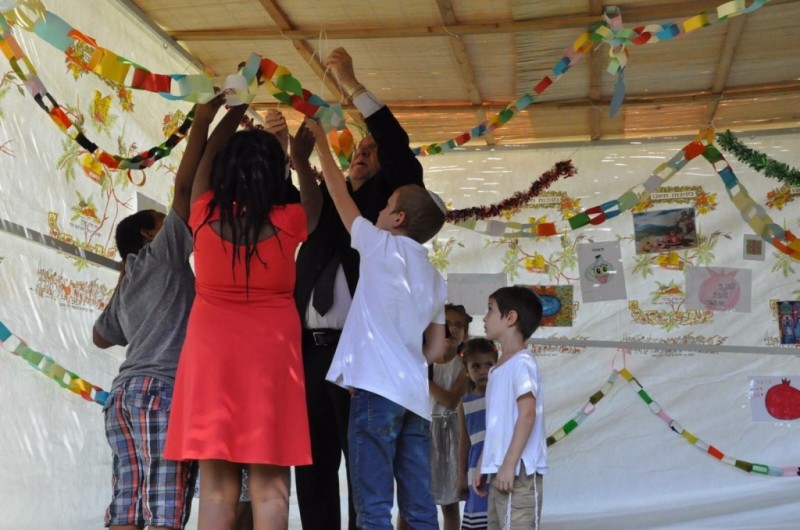 Israël: La Soucca présidentielle de Réouven Rivlin! crédit photo Kef Israël -