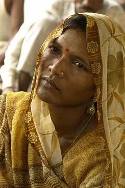 Femme indienne du district Umaria. 