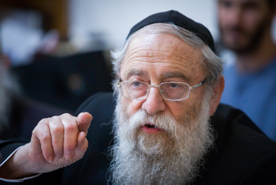 Le grand rabbin de Jérusalem Aryé Stern Crédit FLASH90