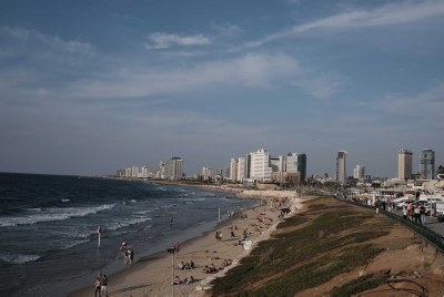 Vue de la plage de Tel Aviv-Jaffa  Crédit: Tomer Neuberge/ FLASH90