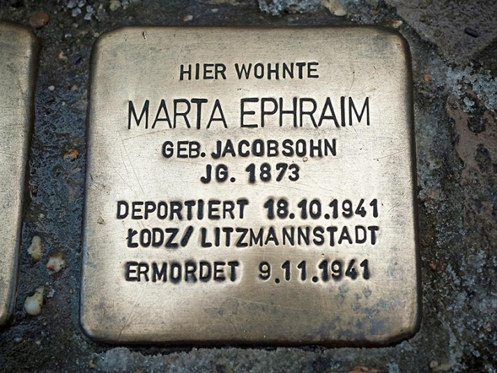 MARTA EPHRAIM Une vie anéantie par le nazisme, qu’Angelika Hermes a reconstituée.  © Thomas Meyer / OSTKREUZ