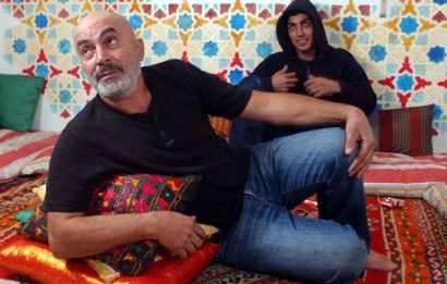 Ezra Nawi et son partenaire Fuad Moussa en novembre 2003. Crédit photo : Flash90