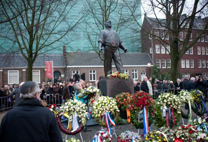 La commémoration de la Grève de Février. 25 février 2016, Photo Hans Mooren.