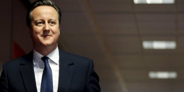 David Cameron rentre à Londres avec un accord. (Crédits : FRANCOIS LENOIR)