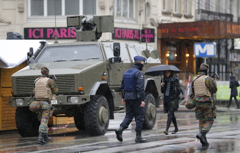 Les militaires ont investi toute la capitale belge. (Reuters)