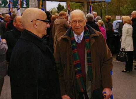 Jacques Abramczyk et Marcel Lepinay (de gche à dte). Crédit Yad Vashem