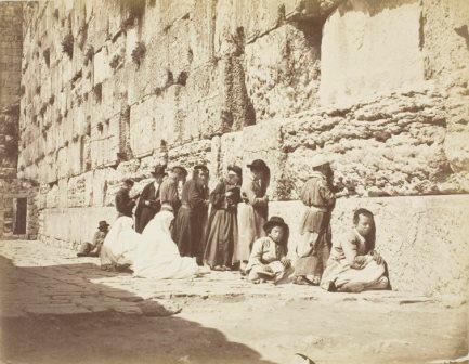 Mur des Lamentations, Jérusalem, Palestine, à la fin 19e siècle. 