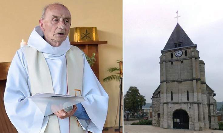 Le Père Jacques Hamel a été assassiné le 26 juillet, en son église de Saint Etienne du Rouvray, par des djihadistes islamistes.