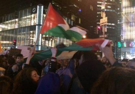anti-trump-protests-palestinian-flag