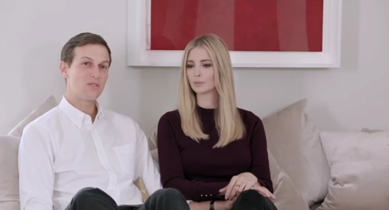 Jared Kushner et Ivanka Trump  Capture d’écran