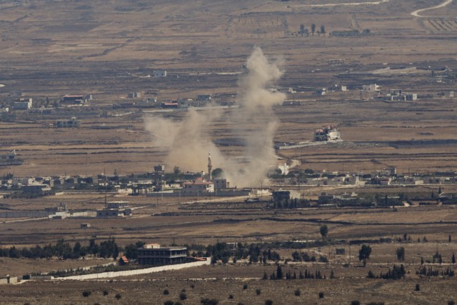 Combats sur le Golan syrien (photo: Tsahal)