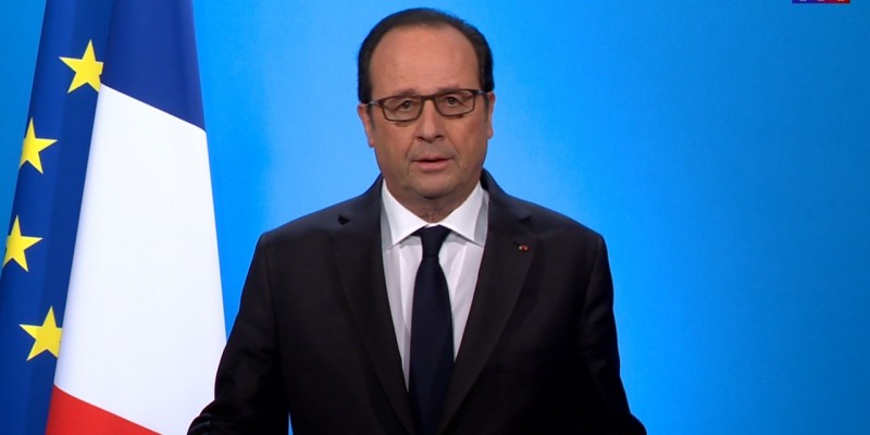 François Hollande a annoncé jeudi soir qu'il renonçait à se présenter à l'élection présidentielle de 2017.@ Capture d'écran