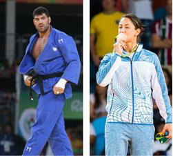 Yarden Gerbi et Or Sasson, les deux judokas israéliens