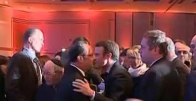hollande macron bise
