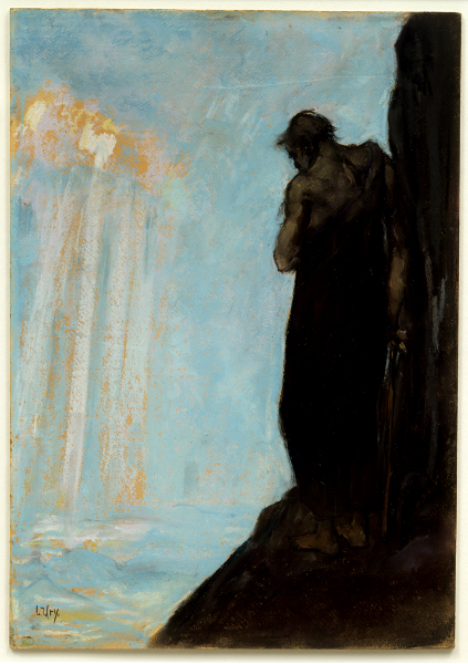 Moïse sur la montagne, Lesser Ury, 1928