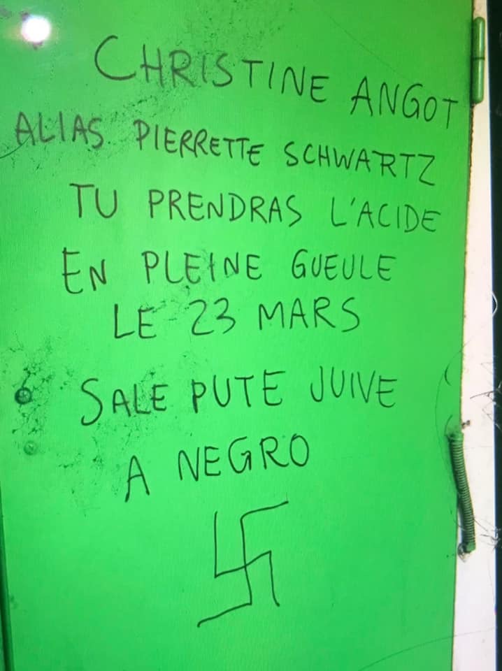 Bernard Schalscha, Pour Christine Angot Tribune Juive