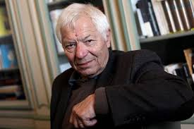 Denis Tillinac, lors de la finale du championnat de France de rugby opposant le Stade Français au Stade Toulousain.